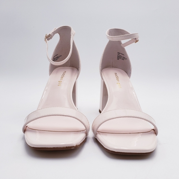 Madden Girl STAR Block Heel Platform Sandal Ankle Strap Square Toe Pink Size 11 - Picture 3 of 13